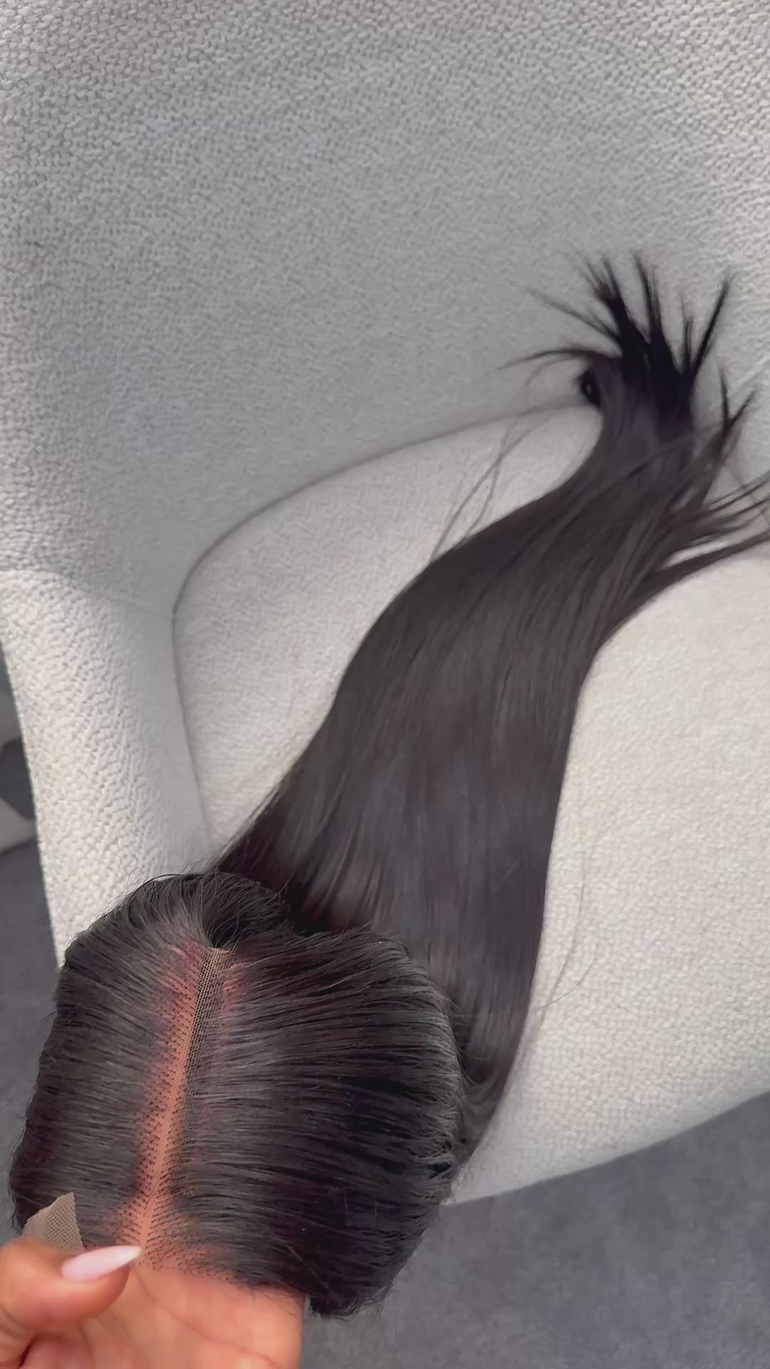 Our 26” Raw Donor Silky Straight Unit